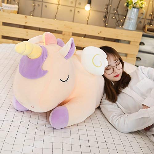 N / A Grandes Juguetes de Peluche Suave Colorido Caballo Relleno Animal Almohada Huggable muñeca Regalo de cumpleaños de Navidad para niñas niños 40 cm