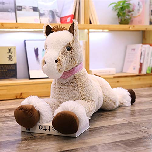 N / A Juguetes de Peluche Kawaii, Juguetes Gigantes de Caballo de Peluche para niños, muñeca Suave, decoración del hogar, Regalo de cumpleaños para Amantes de 120 cm