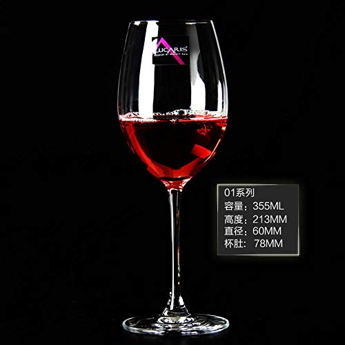 N / A Living Ultra Cider Glass - Vasos para Beber de Cristal de Cerveza de Primera Calidad - Apto para lavavajillas (Sidra)