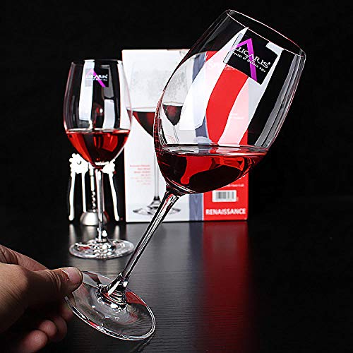 N / A Living Ultra Cider Glass - Vasos para Beber de Cristal de Cerveza de Primera Calidad - Apto para lavavajillas (Sidra)