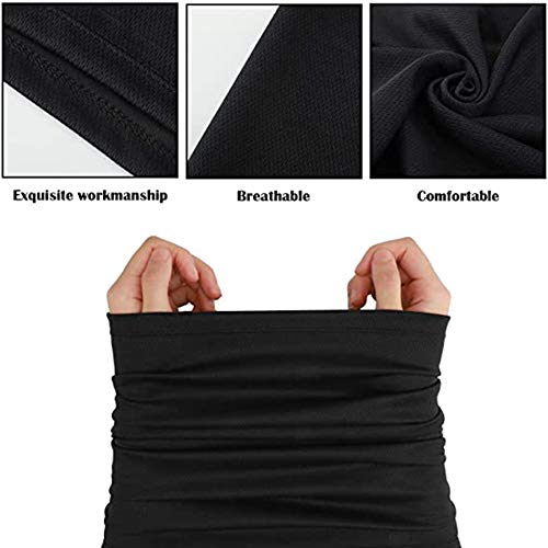 N/A. Bufanda Multifuncional para Hombres, Mujeres - Diademas Deportivas con mechas Anchas y mágicas Headwear Bandana Scarf Tube UV para Polvo, Aire Libre, Festivales, Deportes (A)