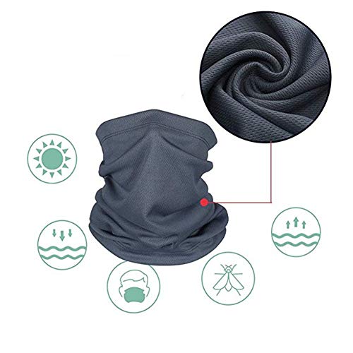 N/A. Bufanda Multifuncional para Hombres, Mujeres - Diademas Deportivas con mechas Anchas y mágicas Headwear Bandana Scarf Tube UV para Polvo, Aire Libre, Festivales, Deportes (A)