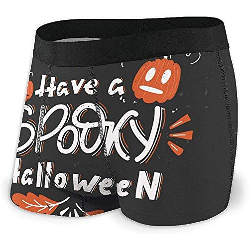 NA Men 's Boxer Briefs Vector Halloween Tarjeta de felicitación, folleto, Pancarta, Plantillas de Carteles, Calzoncillos con Calzoncillos espeluznantes