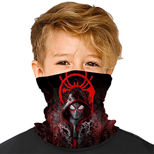 Na-rUto - Bandanas para niños, protector de la cara para la boca, pasamontañas y diadema para protección solar contra el polvo