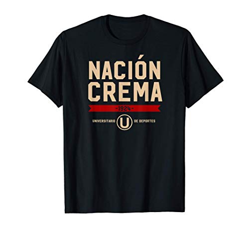Nacion Crema Universitario de Deportes Lima Peru Garra Crema Camiseta