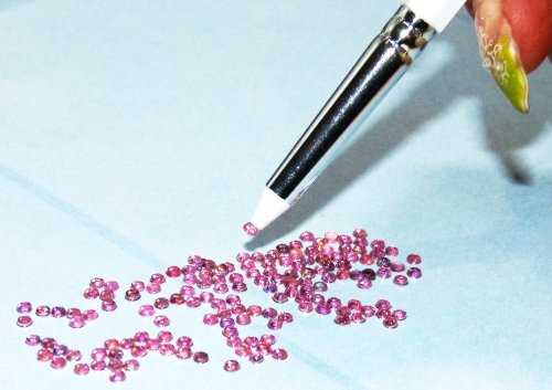 NAILFUN Picker para Recoger Piedras Nail Art + 100 Piedras Estrás