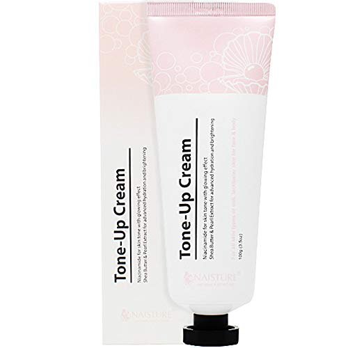 Naisture Tone Up Cream, Niacinamida para el tono de piel con efecto brillante, 100G / 3.5 OZ