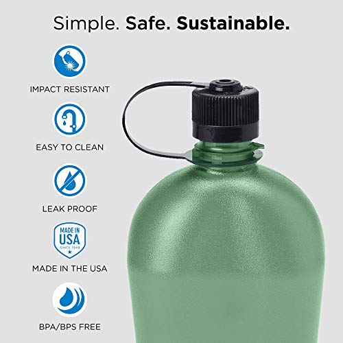 Nalgene CANTIMPLORA Oasis 1l, Unisex, Gris, Talla Única