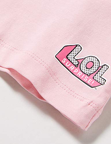 NAME IT NMFLOL Tulle LS Top Box LIC Camiseta de Manga Larga, Colorete Coral, 5 años para Niñas