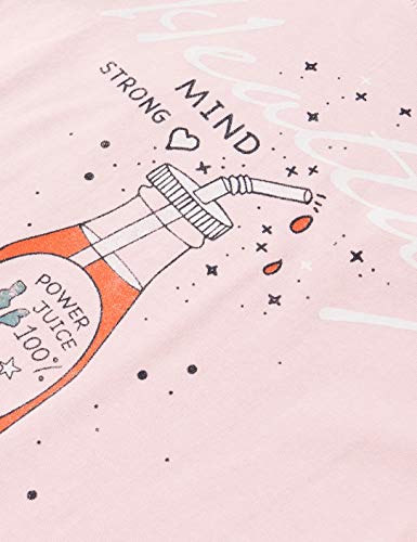 NAME IT NMFVEEN 2P LS Top KK Parte Superior, Colorete Coral, 98 cm para Niñas