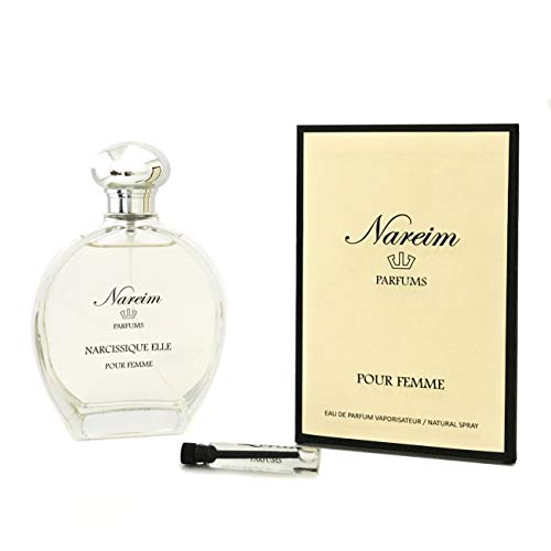 NARCISSIQUE ELLE EAU DE PARFUM 003 DE NAREIM PARFUMS - PERFUMES DE MUJER -VAPORIZADOR 100ML- PERFUME DE LARGA DURACIÓN ELABORADO CON UN ALTO PORCENTAJE DE ESENCIAS AROMATICAS - BELLEZA MUJER