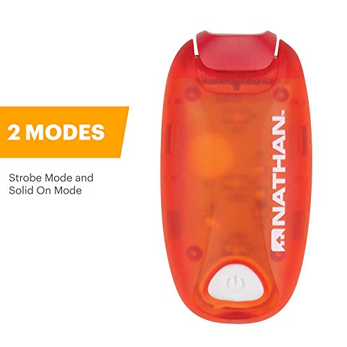 Nathan deportes luz estroboscópica, color rojo