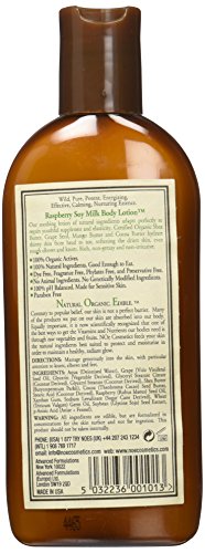 Natural Organic Edible Cosmetics Raspberry Soy Milk Body Lotion