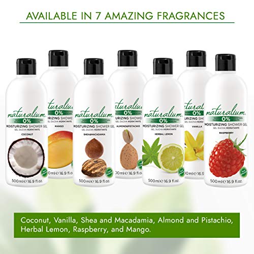 Naturalium Gel de baño aroma Mango - Gel de ducha hidratante con olor a fruta fresca. Sin Parabenos ni Colorantes. Formato 500 mL