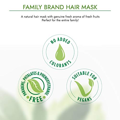 Naturalium Mascarilla Capilar Coco - Mascarilla Extra Nutritiva con Keratina para Cabello Normal y Seco, Sin Colorantes, Sin Parabenos, 200 ml