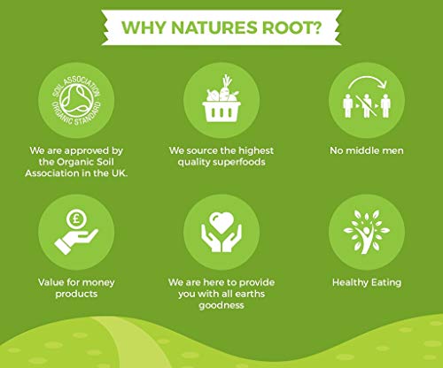 Natures Root Premium 100% Pétalos de Hibisco Orgánico Pétalos en Polvo – Certificado Orgánico y no OMG – Color Natural para Alimentos y té de hierbas