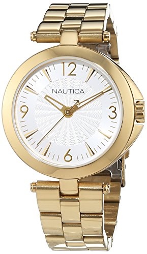 Nautica Reloj Analógico para Mujer de Cuarzo con Correa en Acero Inoxidable 0656086079654