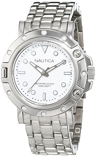 Nautica Reloj Analógico para Mujer de Cuarzo con Correa en Acero Inoxidable 0656086081213