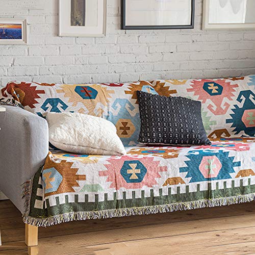 Nayayar Tapiz, Manta rústica Decorativa Manta de sofá de Ocio, Alfombra geométrica Viento étnico 120X150cm