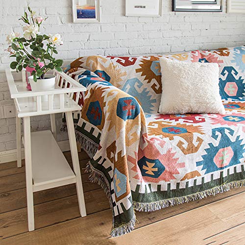 Nayayar Tapiz, Manta rústica Decorativa Manta de sofá de Ocio, Alfombra geométrica Viento étnico 120X150cm
