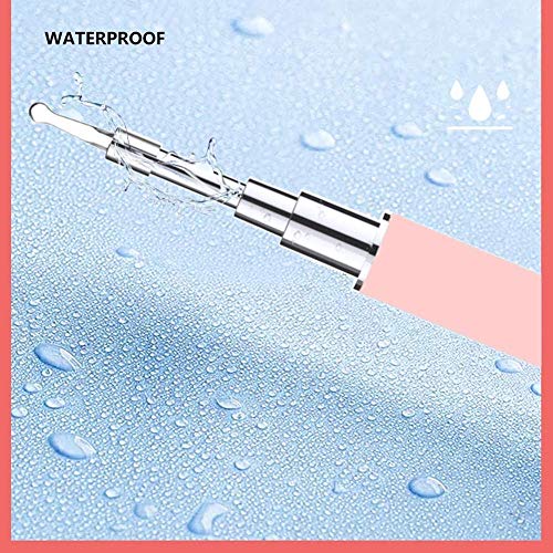 NBHUYT Examen de la cámara 3.0mm Cinco Millones de píxeles de Alta definición con 6 LED de luz fría AI Control de Voz, Elegir el Color, Blanca (Color : Pink)