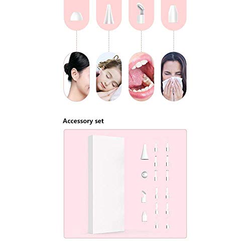 NBHUYT Examen de la cámara 3.0mm Cinco Millones de píxeles de Alta definición con 6 LED de luz fría AI Control de Voz, Elegir el Color, Blanca (Color : Pink)