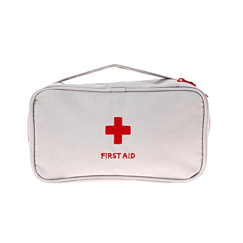 Ndier Al aire libre que acampa yendo de excursión bolsa de viaje de emergencia de emergencia botiquín de primeros auxilios bolsa de medicina de vacío, medicinal, almacenamiento de vitamina 1 pc (gris)