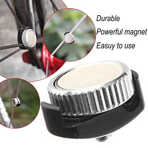 N/E Aimant de Roue Portable universel ordinateur de vélo Partie a parlé aimant Durable Accessoires compacts d'odomètre de vélo
