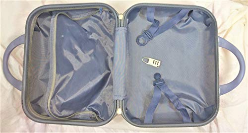 Neceser Rígido de Viaje, Adaptable a Las Asas Telescópicas de Las Maletas. Medidas: 34x33x17 cms. (Rosa)