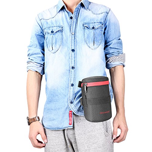 Neewer - Funda para Objetivo cilíndrico de Nailon Resistente para Objetivo 18-300 mm, como Canon 100 mm 70-300lS 75-300 & Nikon 55-300 28-300 105VR 70-300