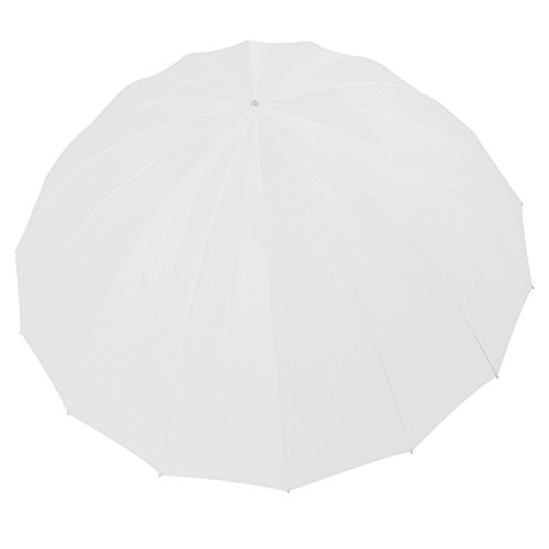 Neewer Parasol Parabólico de Difusión Blanca 16-eje, 185cm de Costilla de Fibra de vidrio 7mm