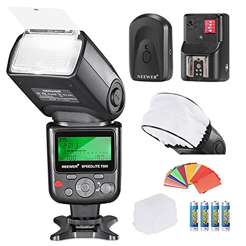 Neewer Pro i-TTLFlash Deluxe - Kit para cámara réflex Digital