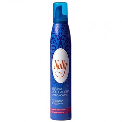 NELLY Espuma EXT.Fuerte 300ML, Negro, Estándar