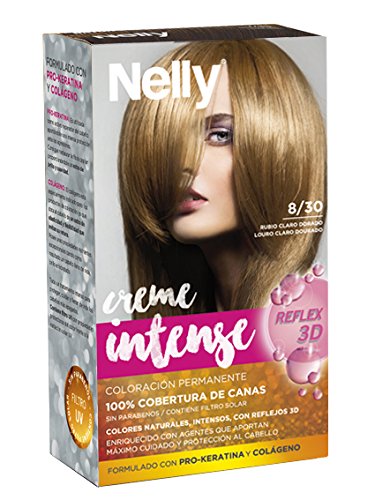 Nelly Set Tinte 8/30 Rubio Claro Dorado - 50 ml