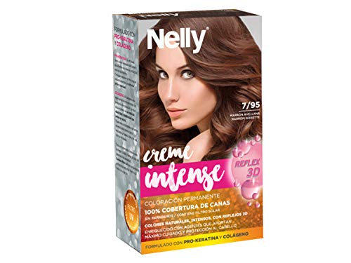NELLY Tinte N.7'95 Marron AVEL, Negro, Estándar