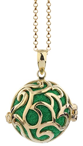 Nenalina plata cadena con colgante dorado DKS-006