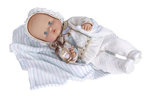 Nenuco Boutique bebé-vestido, color blanco (Famosa 700013107)