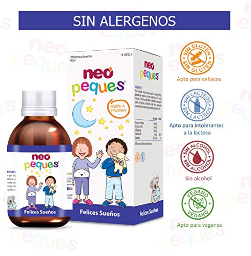 Neo Peques | Jarabe Infantil para Niños Felices Sueños | 150 ml