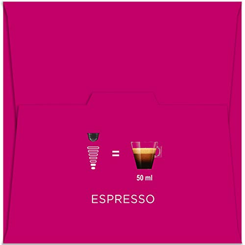 NESCAFÉ Dolce Gusto Espresso | 48 capsules de café | Fèves arabica nobles à 100% | Espresso de caractère | Note de grenade fruitée | Velouté Crema | Capsules à l'arôme | 3 pack (3 x 16 capsules)