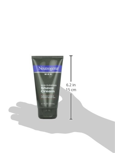 Neutrogena Men Skin Clearing Shave Cream, 5.1 Ounce (Pack of 2)