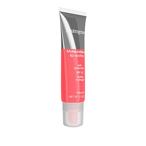 Neutrogena MoistureShine Lip Soother, SPF 20, Glaze 60, 0.35 Ounce