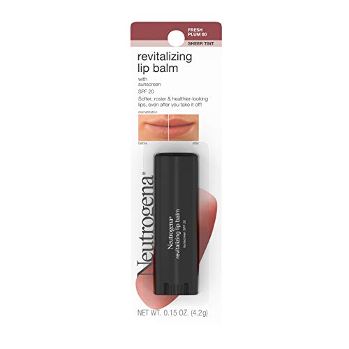 Neutrogena Revitalizing Lip Balm Spf 20, Fresh Plum 60, .15 Oz.
