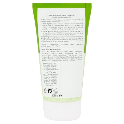 Neutrogena Visibly Clear Exfoliante Diario - 150 ml.