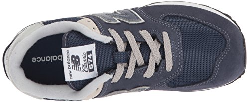 New Balance 574v2 Core Lace, Modelo PC574GV, Zapatillas para Niños, Azul (Navy/Grey GV), 34.5 EU