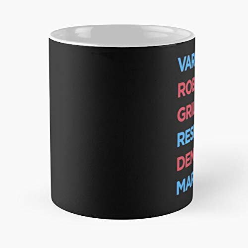 New Grillet Marker Wave French Varda Vague Nouvelle Resnais Demy Robbe La Mejor Taza de café de cerámica de mármol Blanco de 11 oz