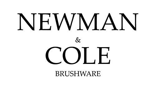 Newman and Cole - Cepillo de mano de madera natural 1 cepillo de mano de cerdas sintéticas suaves.