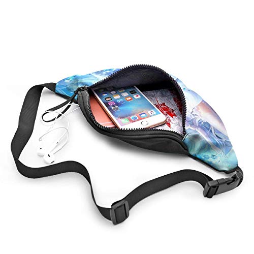 NHCY Plon7ucErt Azur Lane Casual Comic Sports Cool Waist Pack Cofre Bolsa Correa de Hombro Ajustable Hombres y Mujeres Deportes al Aire Libre Fitness Viaje Jogging Bicicleta de montaña