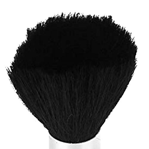 nicebuty profesional suave cara del cuello plumero Cabello Pelo Suave (salón de peluquería cepillo de cabello Salón Cut Styling herramientas negro Marque útil y bien