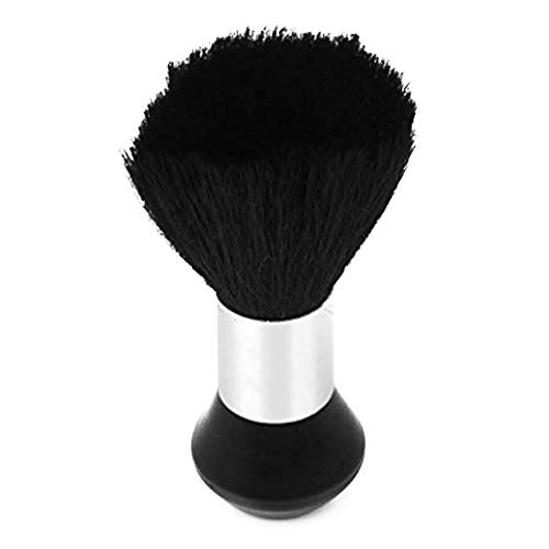 nicebuty profesional suave cara del cuello plumero Cabello Pelo Suave (salón de peluquería cepillo de cabello Salón Cut Styling herramientas negro Marque útil y bien