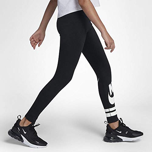 Nike G NSW LGGNG FAVORITE GX3 Mallas, Niñas, Negro (black/White), XL